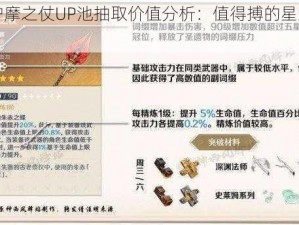 原神护摩之仗UP池抽取价值分析：值得搏的星武器吗？