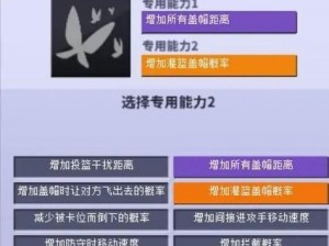 街篮中锋C技能训练营全面攻略：高效加点提升中锋C技能