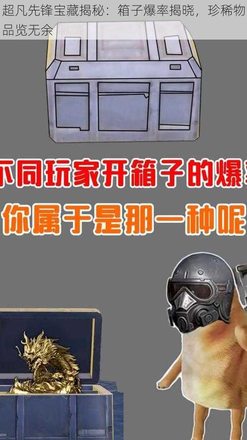 超凡先锋宝藏揭秘：箱子爆率揭晓，珍稀物品览无余