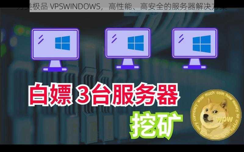 另类极品 VPSWINDOWS，高性能、高安全的服务器解决方案