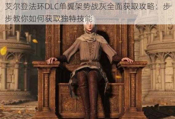 艾尔登法环DLC单翼架势战灰全面获取攻略：步步教你如何获取独特技能