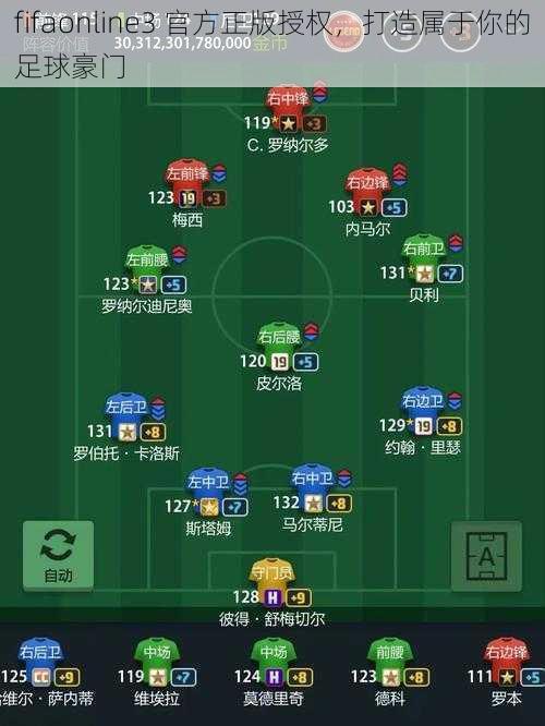 fifaonline3 官方正版授权，打造属于你的足球豪门