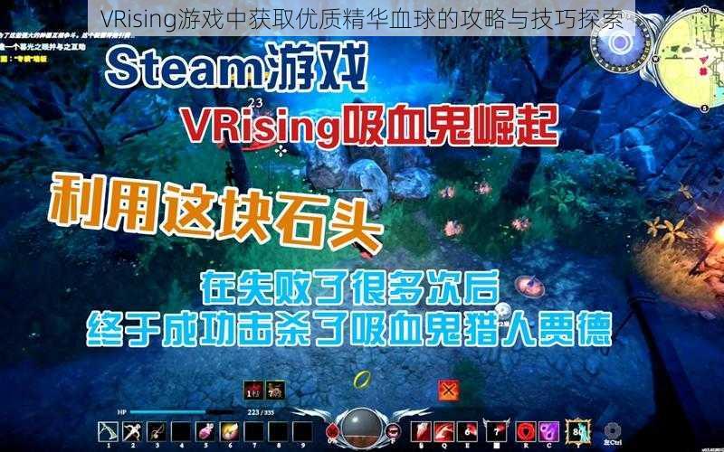 VRising游戏中获取优质精华血球的攻略与技巧探索