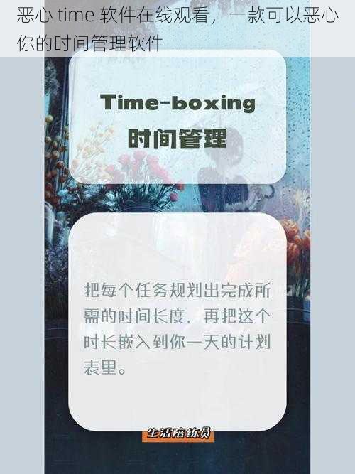 恶心 time 软件在线观看，一款可以恶心你的时间管理软件