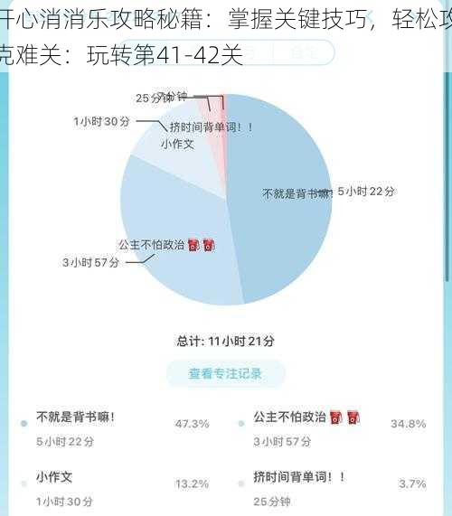 开心消消乐攻略秘籍：掌握关键技巧，轻松攻克难关：玩转第41-42关