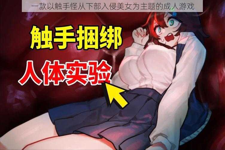 一款以触手怪从下部入侵美女为主题的成人游戏