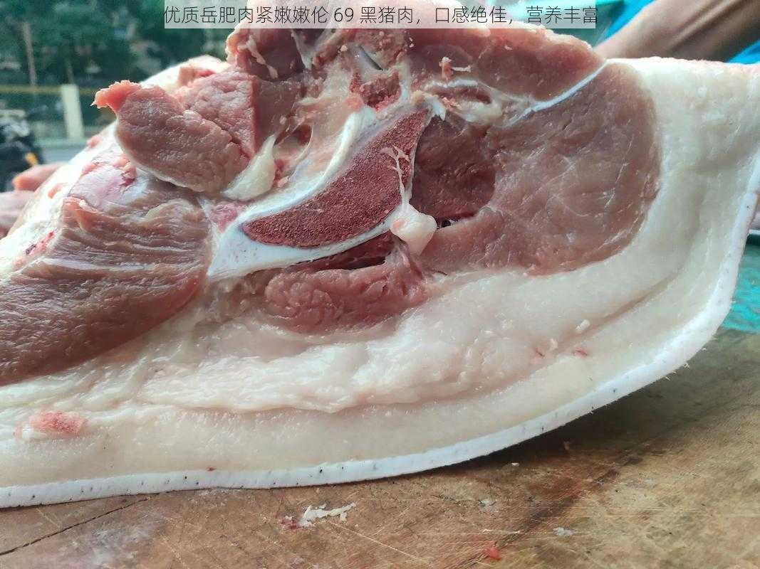 优质岳肥肉紧嫩嫩伦 69 黑猪肉，口感绝佳，营养丰富