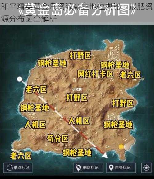 和平精英黄金岛资源霸主地位揭秘：最肥资源分布图全解析